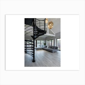 Spiral Staircase Art Print