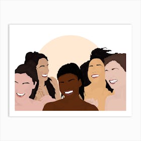 Group Of Women, Diversity print Art Print