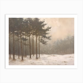 Winter Landscape Art Print