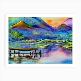 Mystic Mountain Escape Art Print