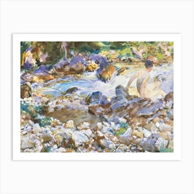 Mountain Stream, John Singer Sargent Art Print