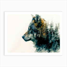 Wolf Symbolism - Lone Wolf Art Print