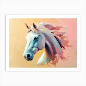 Horse Head Painting Art Print