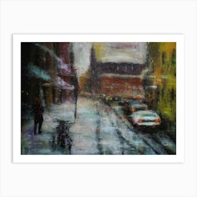 Snowy Moscow Art Print