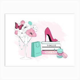 Fashion Scene Art Print