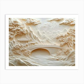 Chinese Landscape 5 Art Print