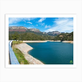 Reservoir in Catalonia 20220402 153ppub Art Print