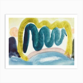 Watercolor Abstract Painting Art Print