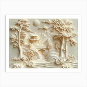 Chinese Landscape 11 Art Print