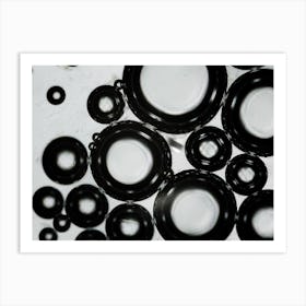 Water Bubbles Under The Microscope 5 Art Print