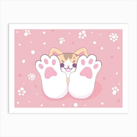 Cat Paw (28) Art Print