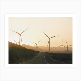 California Windmills Art Print