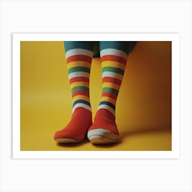 Colorful Socks Art Print