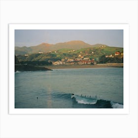 Sunrise in Zumaia Art Print