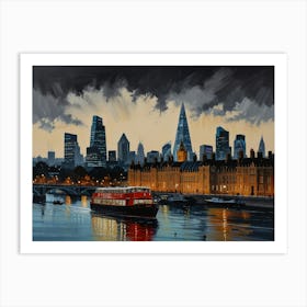 London Skyline Art Print