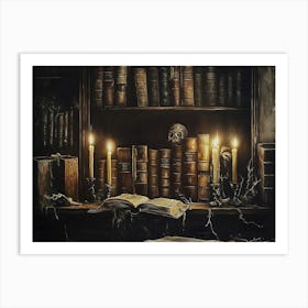 Book Shelf 1 Art Print