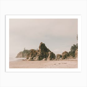 Oregon Beach Scenery Art Print