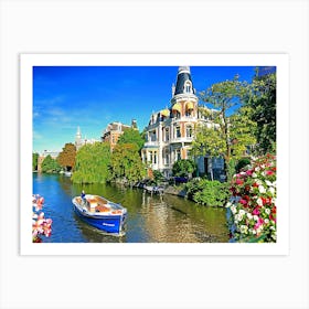 Amsterdam Canal Art Print