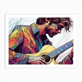 Guitar Hero Art Print