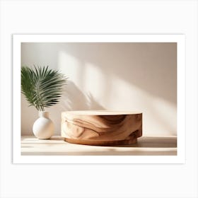 Wooden Coffee Table Art Print