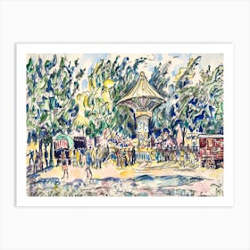 Village Festival (La Vogue) (ca.1920), Paul Signac Art Print