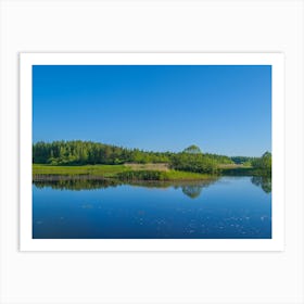 Lake - Lake Stock Videos & Royalty-Free Footage Art Print