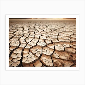 Drought Stricken Ground Art Print