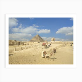 Giza Pyramids 1 Art Print