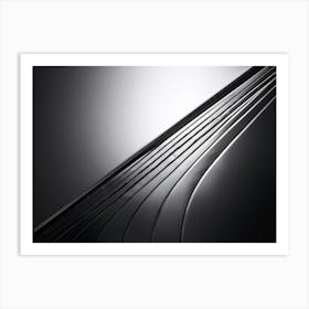 A Digital Render Illustrating An Abstract Design Made On A Metallic Alloy Sheet Catching The Indust (2) Art Print