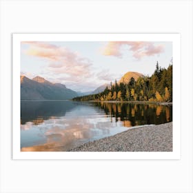 Montana Lake View Art Print