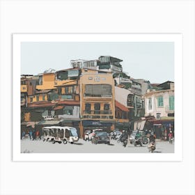 Hanoi Junction Art Print