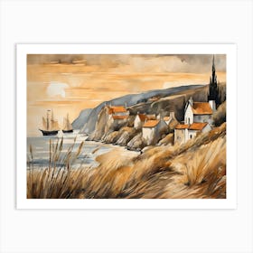European Coastal Painting (99) Art Print