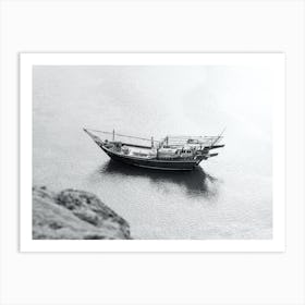 Oman boat Art Print