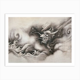 Japanese Dragon, Yamada Dōan Art Print