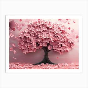 Cherry Blossom Tree Art Print