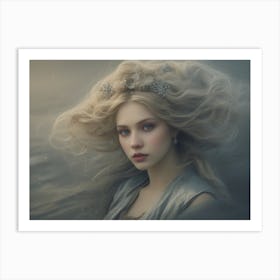 Mysterious Girl Art Print