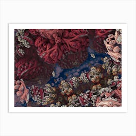 Fractals 3d Graphics Designs 1 Art Print