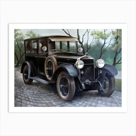 Hispano Suiza 80x100x3 �l Auf Leinwand Art Print