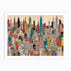 New York City Skyline 3 Art Print