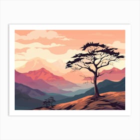 Landscape Painting 1 Art Print