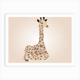 Giraffe Art Art Print