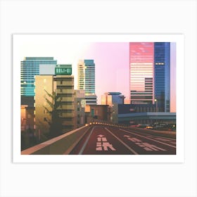 JAPAN DRIVE Art Print