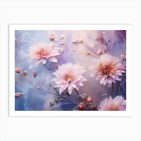 Dahlias 6 Art Print