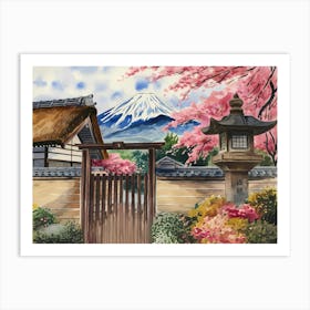 Japanese Garden 2 Art Print