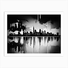 Abstract Cityscape 10 Art Print