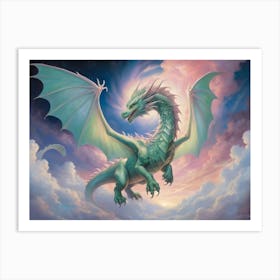 Dragon In The Sky 7 Art Print