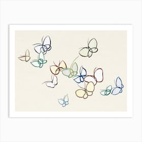 Japanese Butterfly, Cho Senshu (16) Art Print