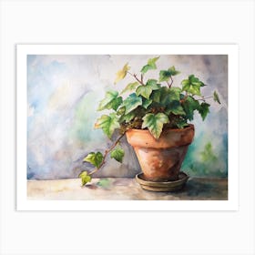 Ivy In A Pot 1 Art Print