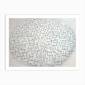 Composition No 1, Piet Mondrian Art Print