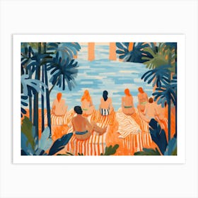 California Beach Art Print